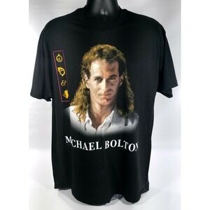 Vintage 1994 Michael Bolton Tour T Shirt 90s‎ Concert Timeless Summer Sz XL EUC